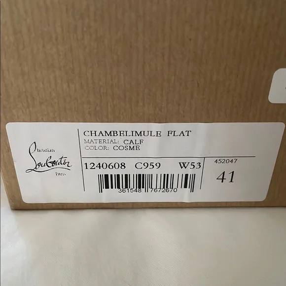 Christian Louboutin Brown Men's Slides - Picture 5 of 9